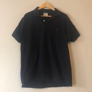 J Crew mens xl polo shirt blue. 100% cotton.